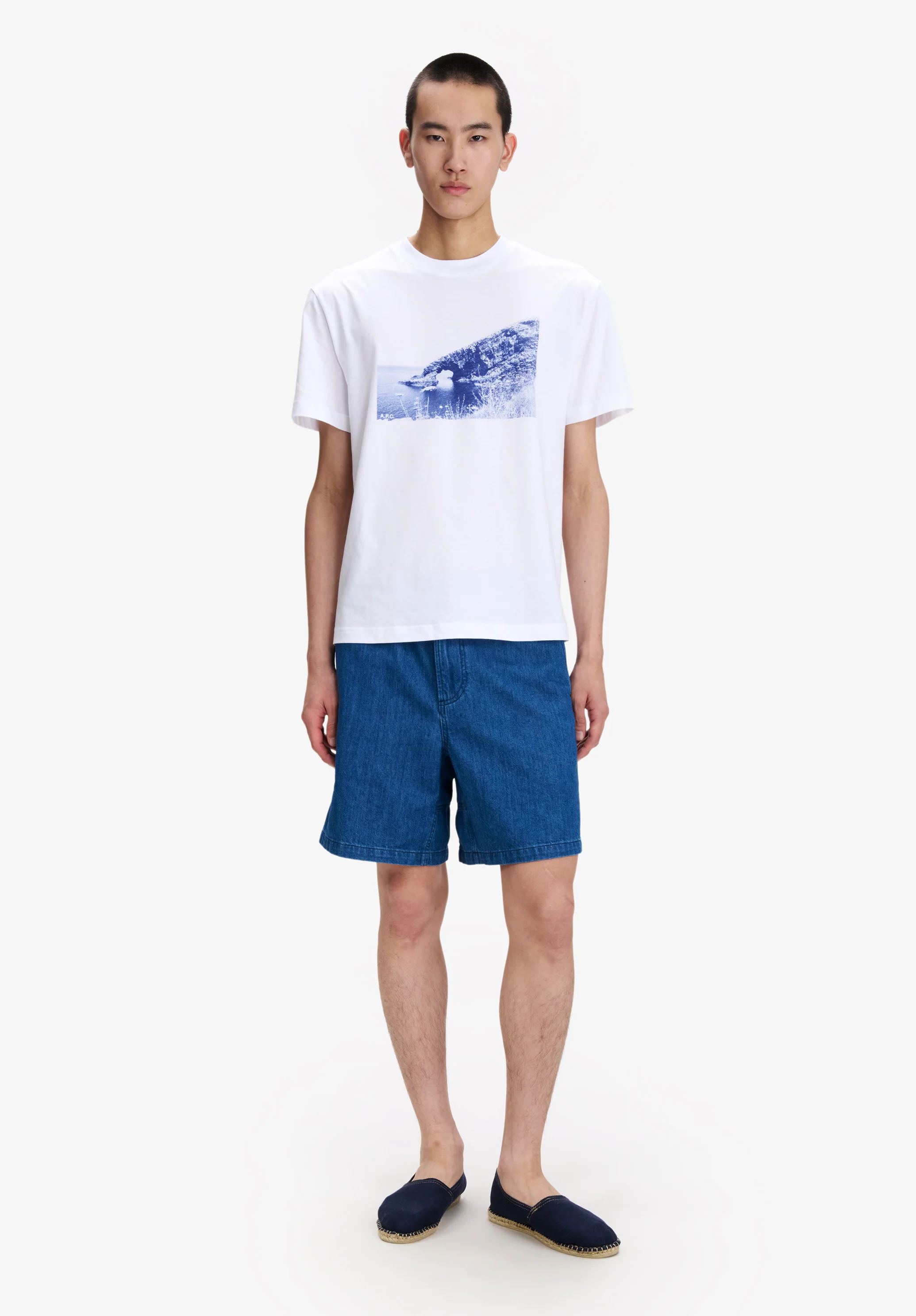 T-Shirt Falaise - Blanc