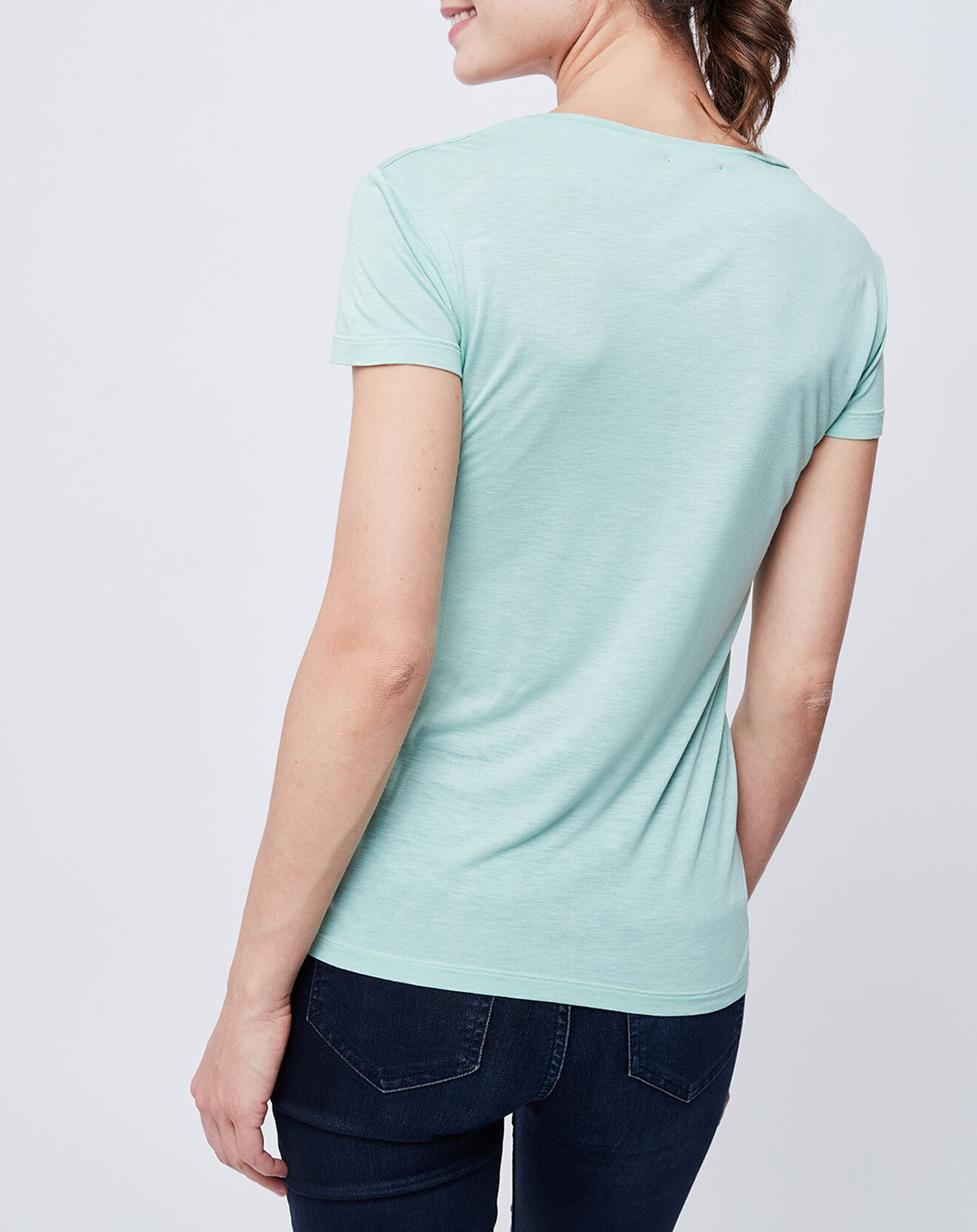 John Galliano T-Shirt imprimé vert d'eau/vert/blanc