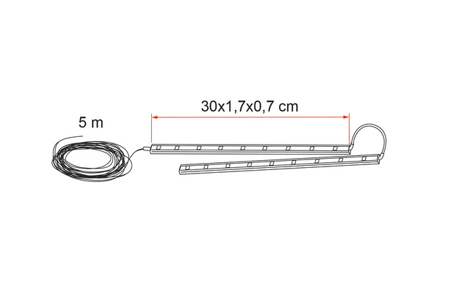 Fiamma Awning Arms LED für Markisen