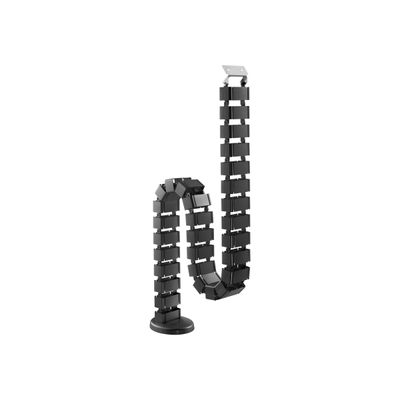 T'nB Ergonomic - Guide câble articulé avec base en métal - noir