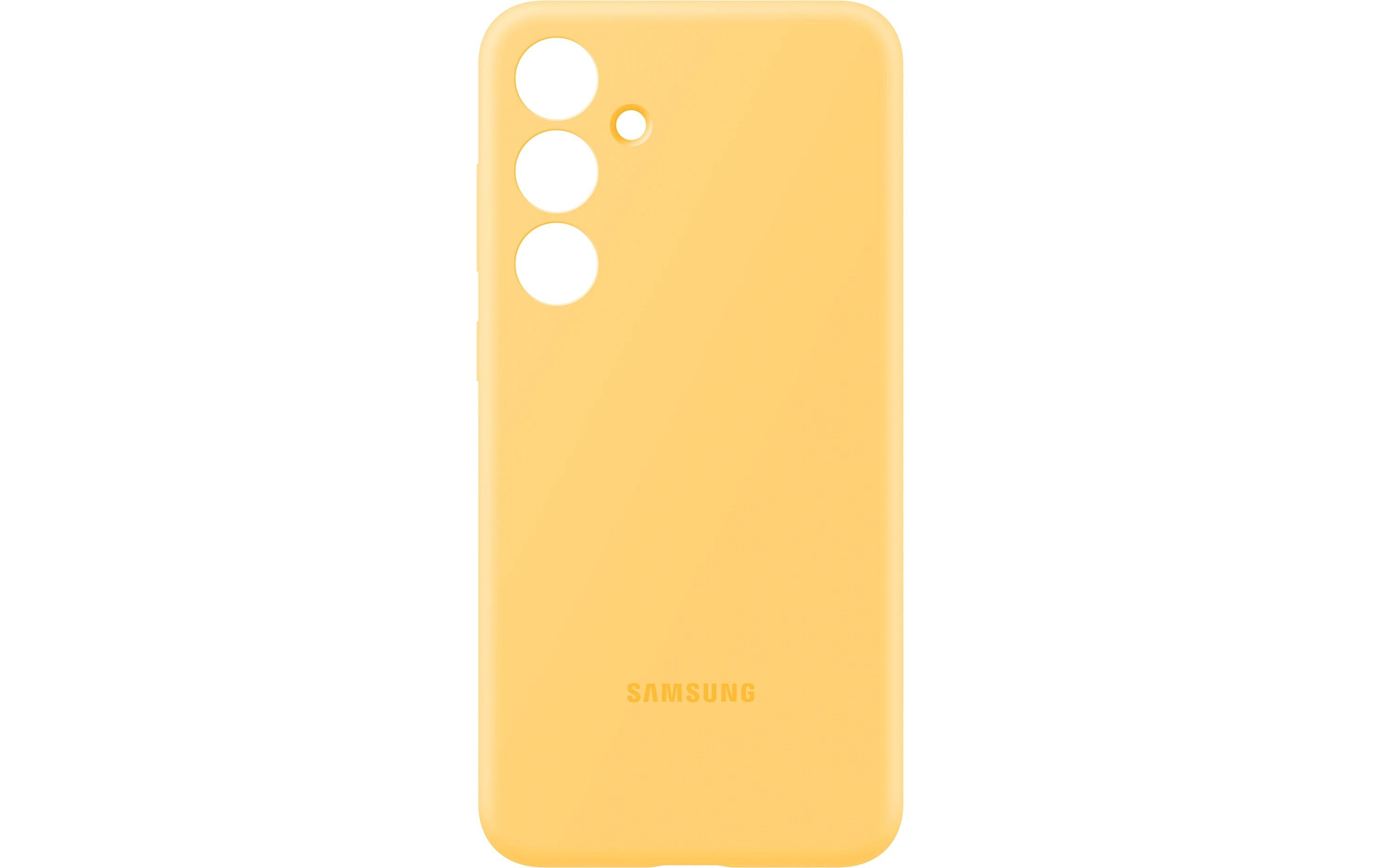 Back Cover Silicone Galaxy S24+ GelbSchutzhülle für das Samsung Galaxy S24+