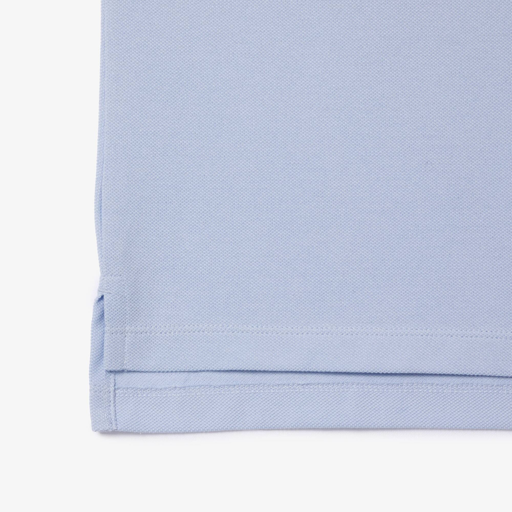 Polo regular fit Lacoste en petit piqué de coton souple Manches Courtes - Bleu - Lacoste - Femme
