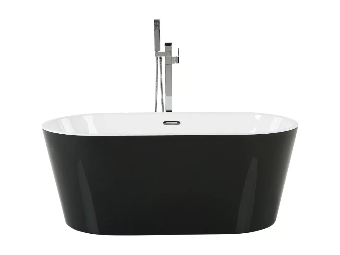 Baignoire îlot noire 160 x 80 cm HAVANA