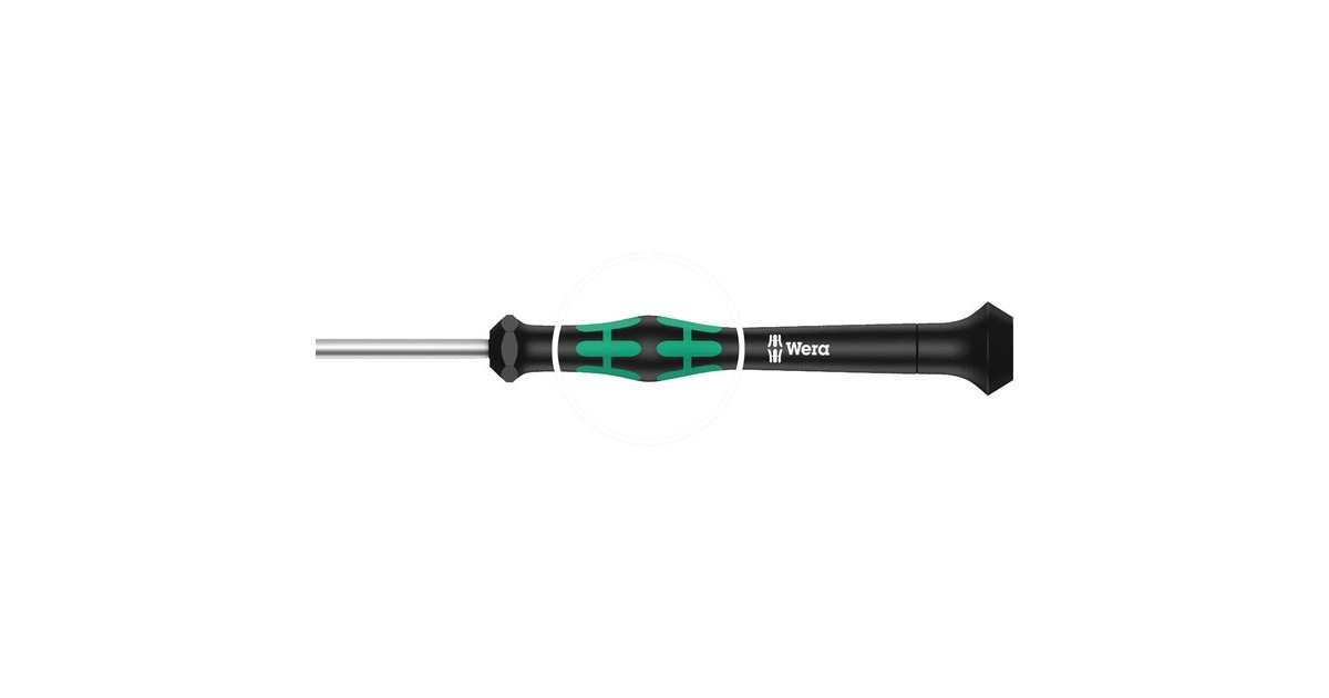 WeraKraftform 12SB1 Micro-schroevendraaierset  (Zwart/groen, Voor elektrische apparaten)