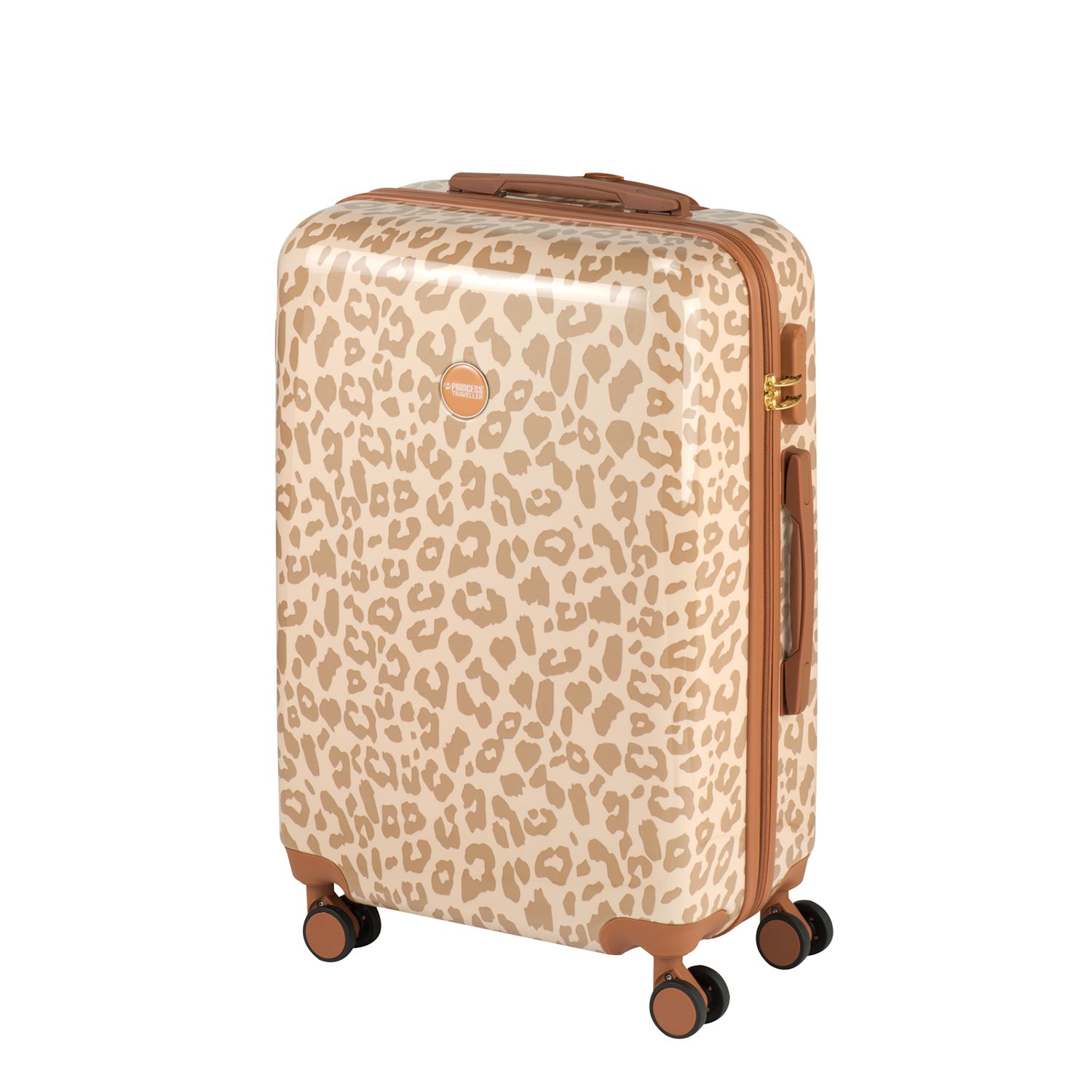 Princess Traveller Animal Print Medium Trolley leopard
