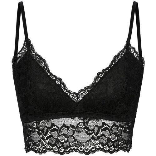 Pieces - 17141141 LINA BRA TOP-BLACK Negro
