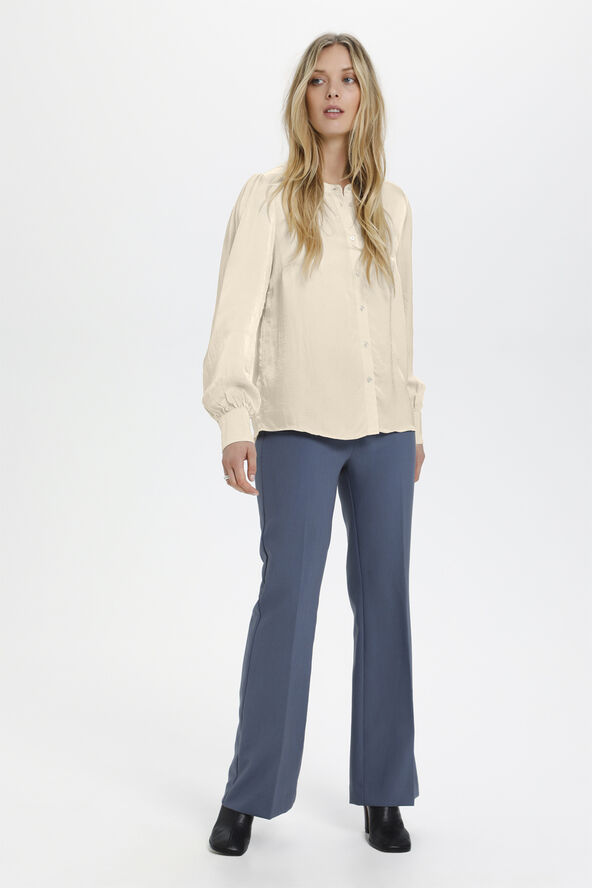 Soaked in Luxury SLFalula Shirt LS Oatmeal