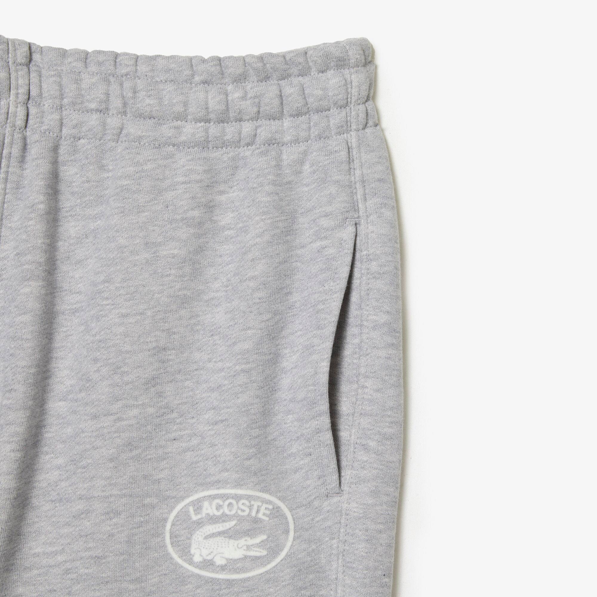 Pantalon de survêtement femme imprimé floqué Lacoste Pantalons de survêtement - Gris - Lacoste - Femme