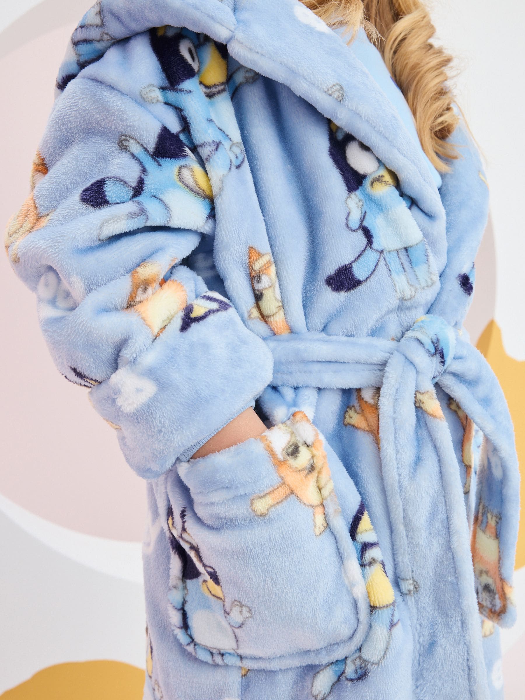 Blauw - Fleece kamerjas (9mnd -8jr)