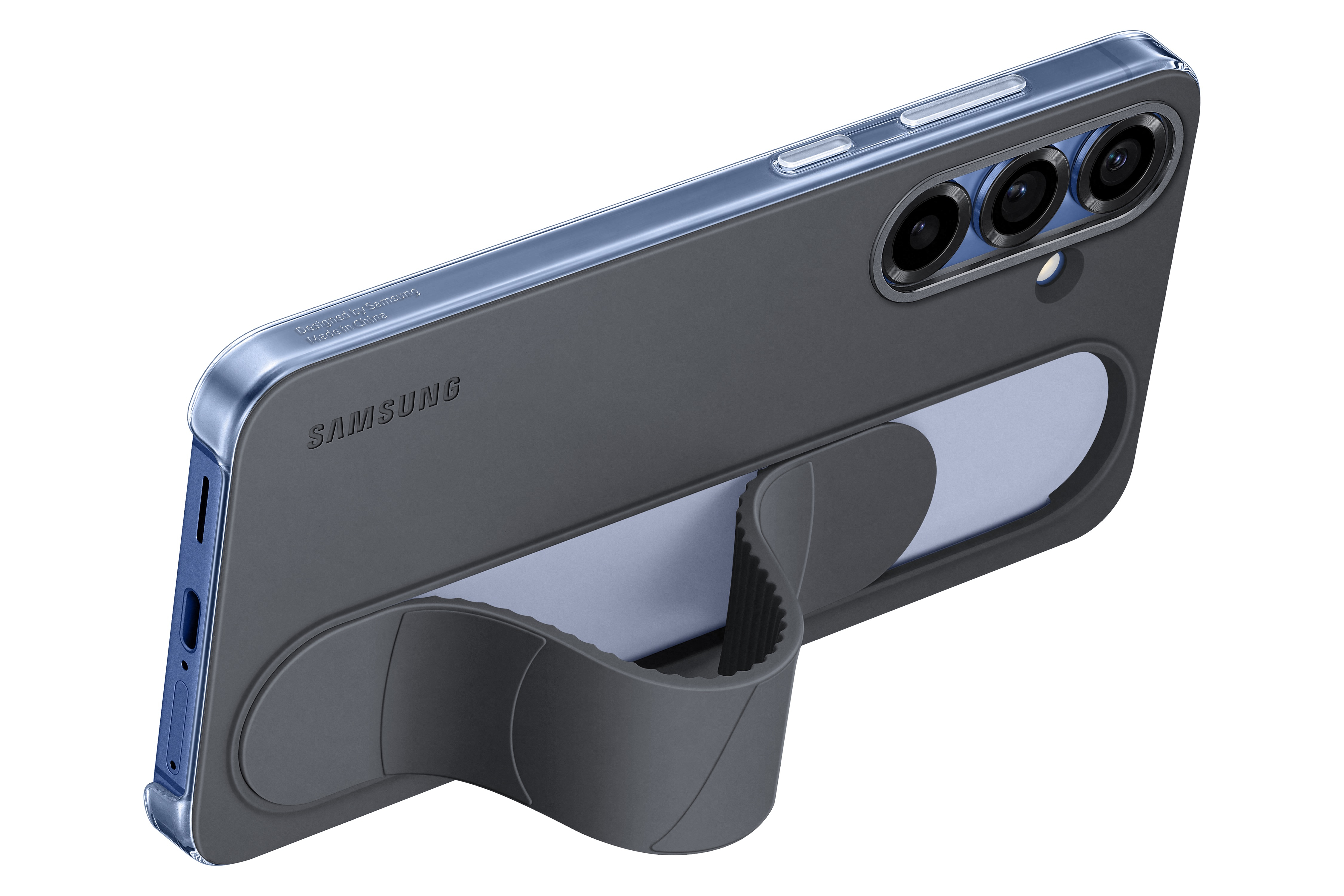 Galaxy S25  Plus Silikon Grip Cover Hülle (EF-GS936CBEGWW) - Schwarz