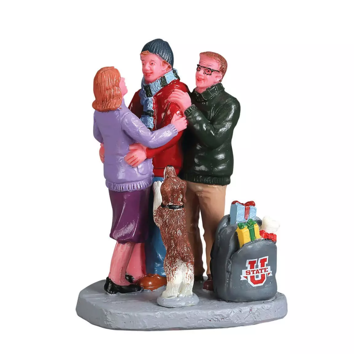 Personnages Lemax A la maison pour les vacances