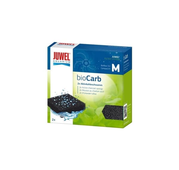 Filtermedium bioCarb M (Compact) - Aktivkullsvamp