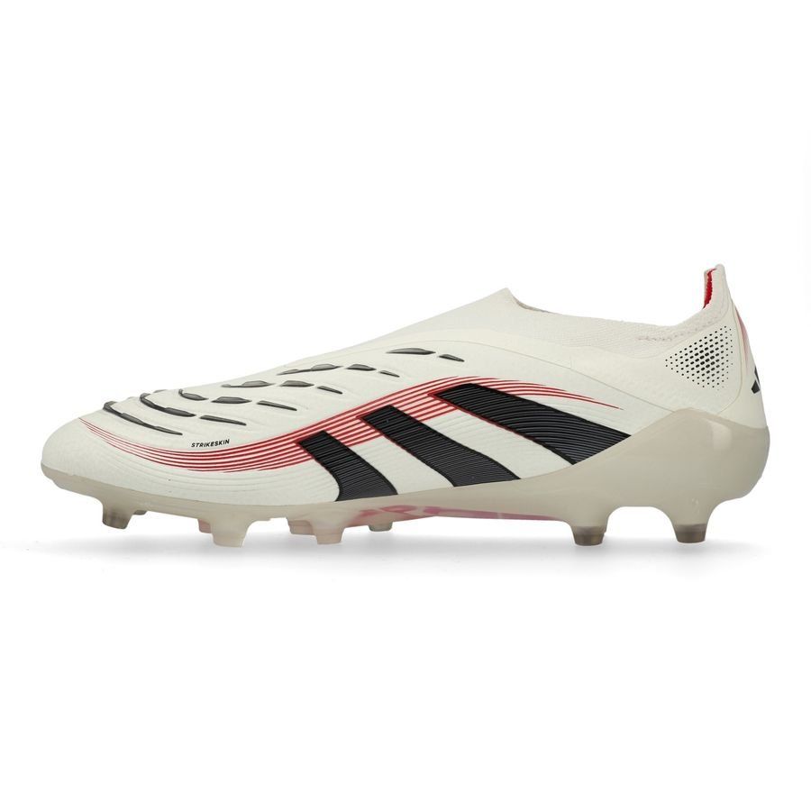 adidas Predator Elite Laceless AG Champagne - Blanc/Noir/Pure Ruby