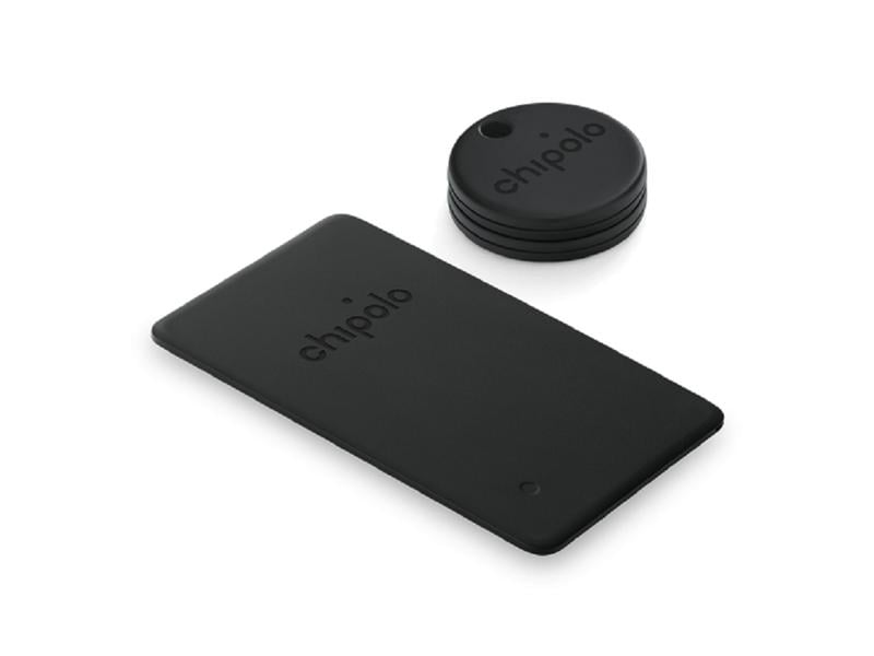 Chipolo Schlüssel- und Portemonnaie-Finder Spot Bundle, Sch Smarte Bluetooth-Ortungsgeräte zum Wiederfinden von wichtigen Objekten