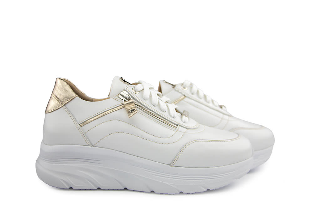 Footnotes Sneaker Pien White Gold Combi K