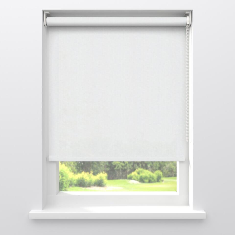 Fenstr Rolgordijn Jara Wit Lichtdoorlatend