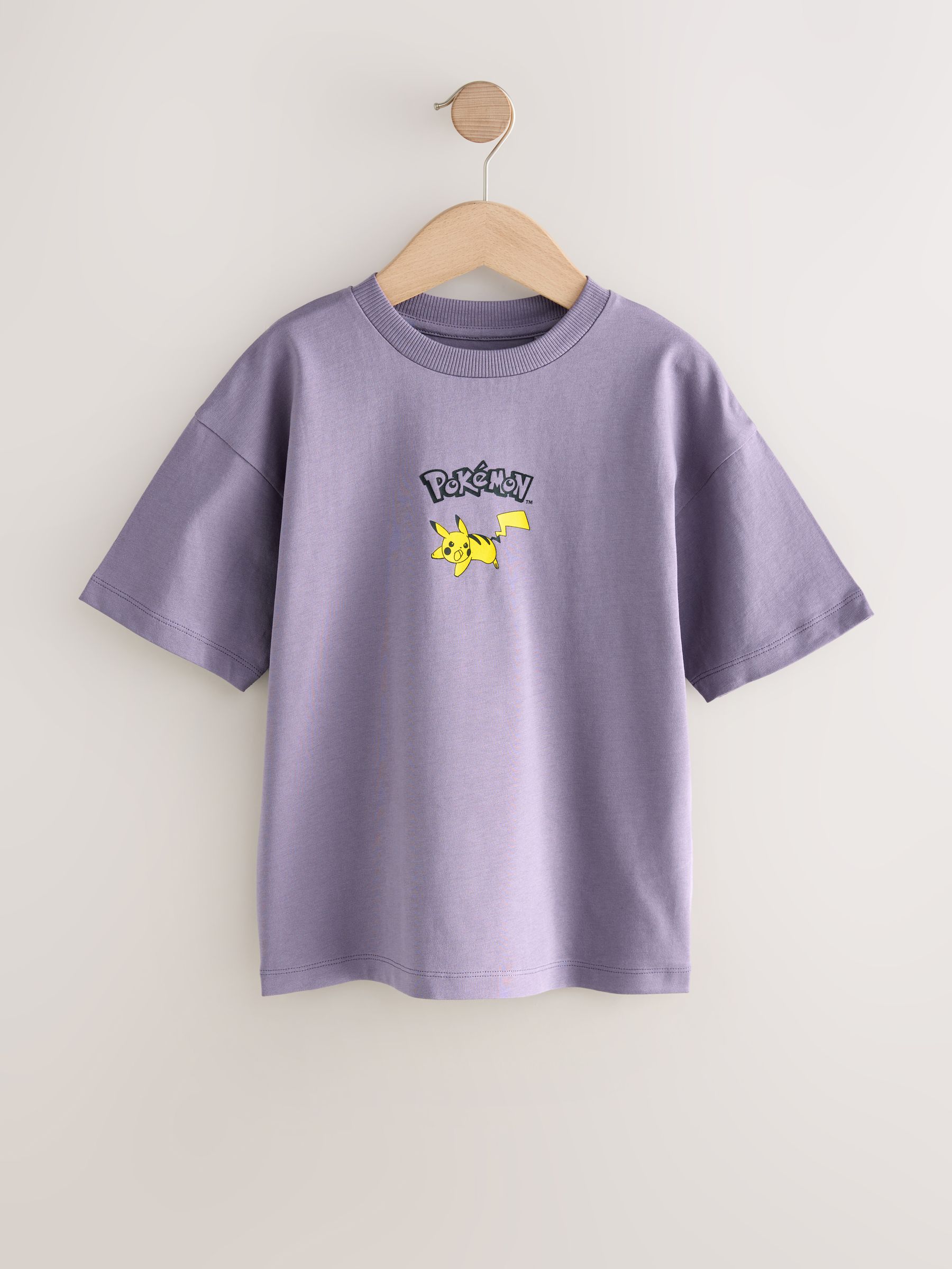 Purple Back Print - Pokémon T-shirt met korte mouwen (3-16jr)
