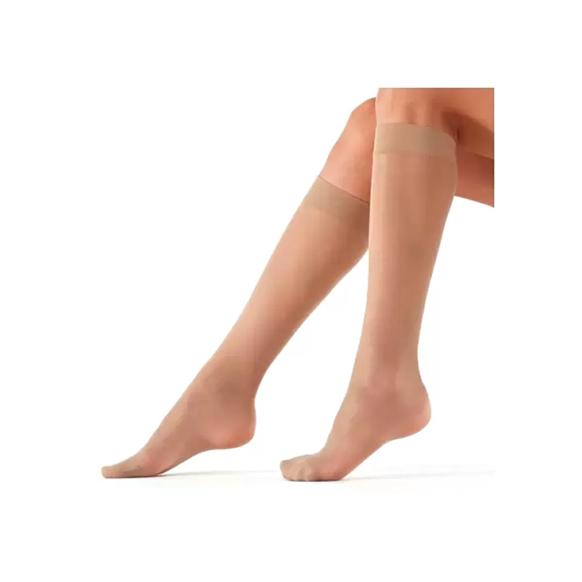 Viva40 Knæ Natural One Size - 1 par.