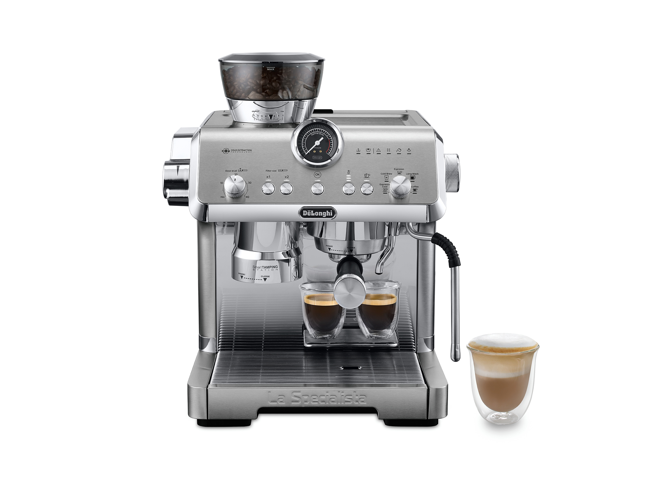 MÁQUINA DE CAFÉ EXPRESSO MANUAL DELONGHI EC9555.M LA SPECIALISTA OPERA