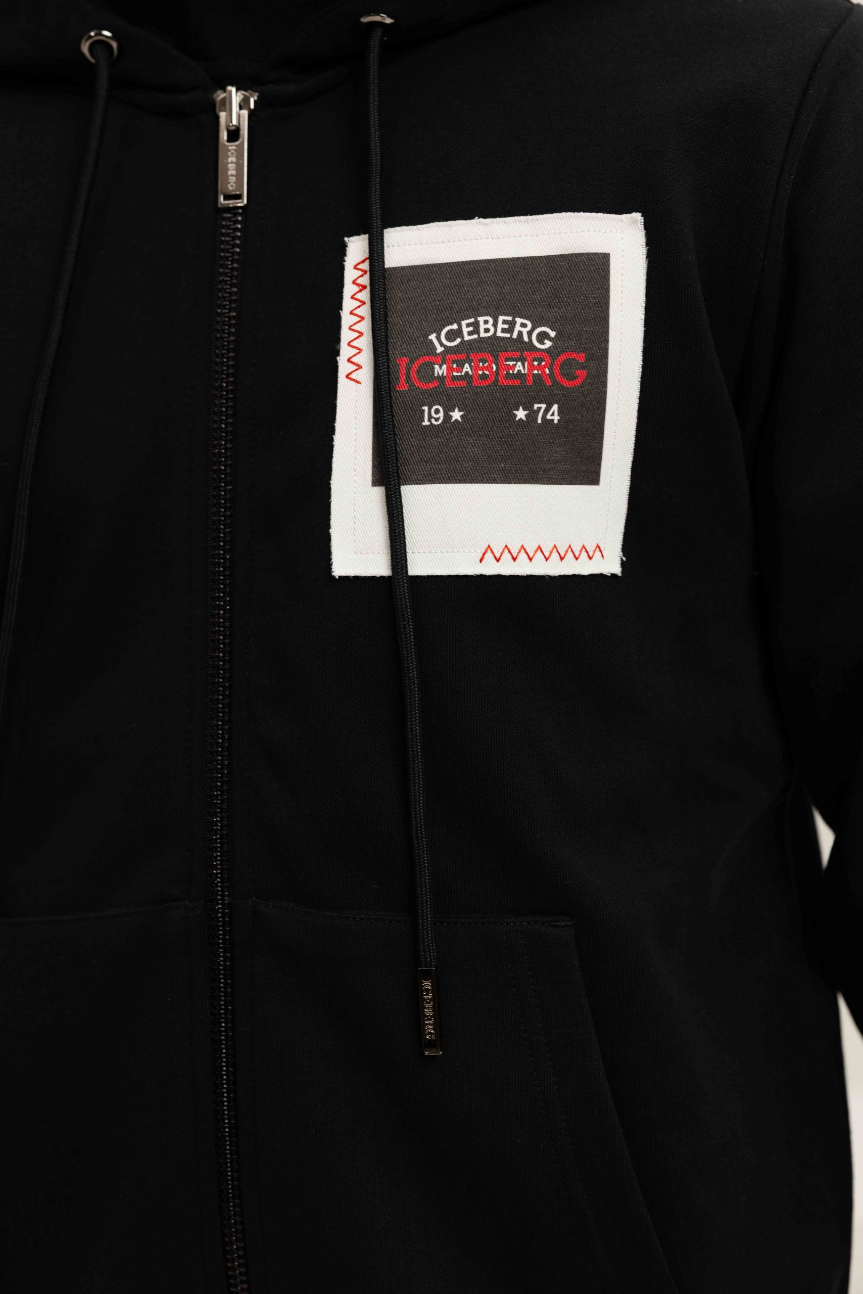 Iceberg 5C Felpa E020 Vest Heren Zwart