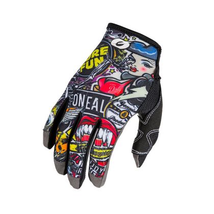 Gants cross O'Neal MAYHEM - CRANK 2025 - Multicolore