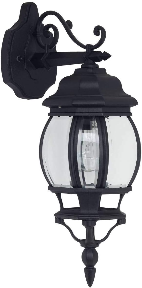 BRILLIANT Lampe Istria Außenwandleuchte hängend schwarz | 1x A60, E27, 60W, geeignet für Normallampen (nicht enthalten) | IP-Schutzart: 23 - regengeschützt