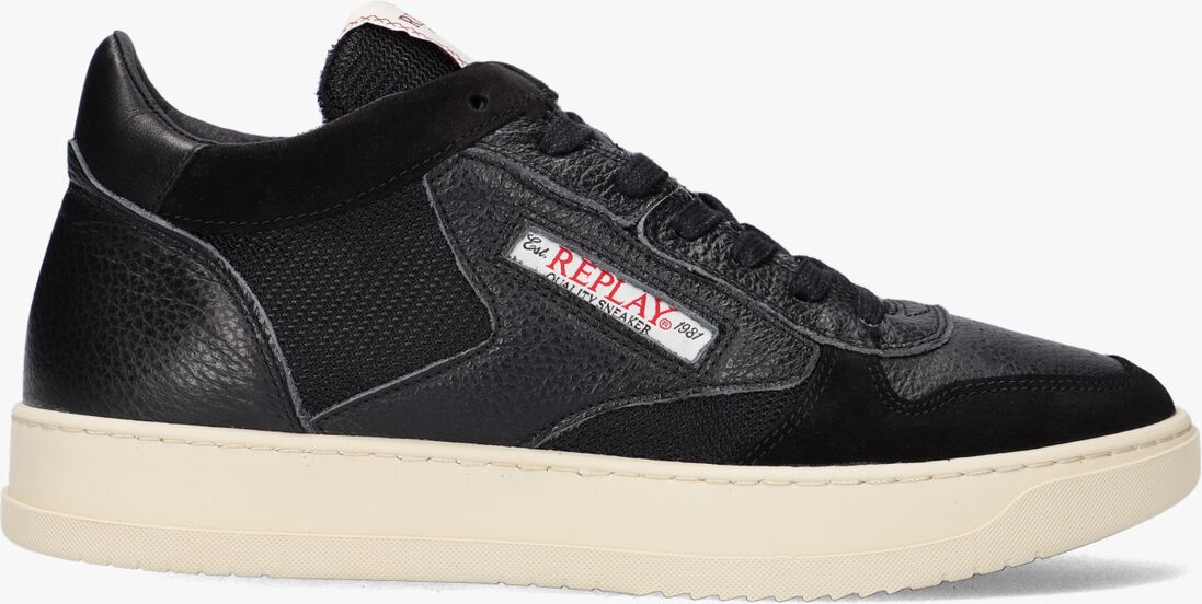 REPLAY zwarte replay hoge sneaker reload cordoba