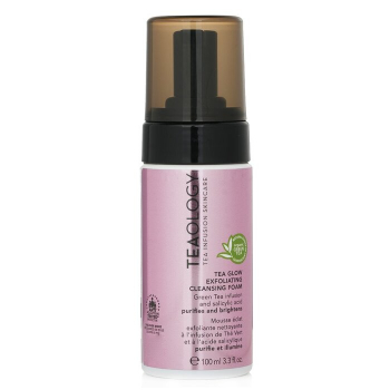 Teaology Espuma de limpeza esfoliante com brilho de chá  100ml/3.3oz