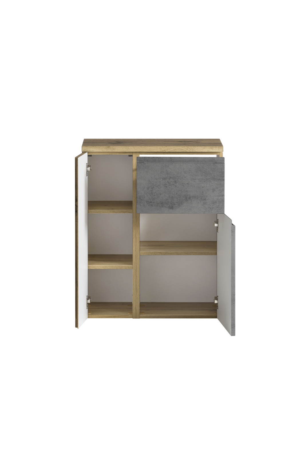Unterschrank - Wotaneiche - Oxid Beton - 65 cm
