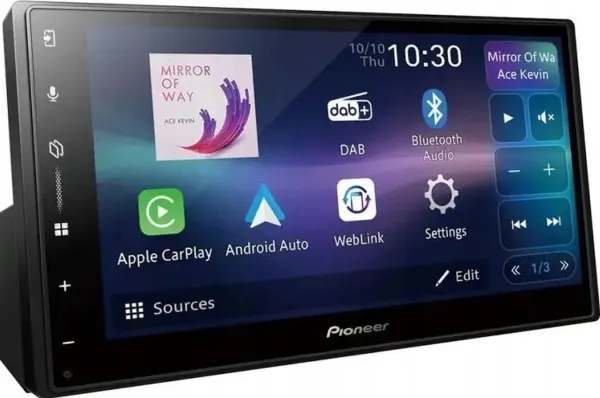Pioneer SPH-DA77DAB Bilradio Trådløs Apple CarPlay / Android Auto, DAB Radio og Bluetooth
