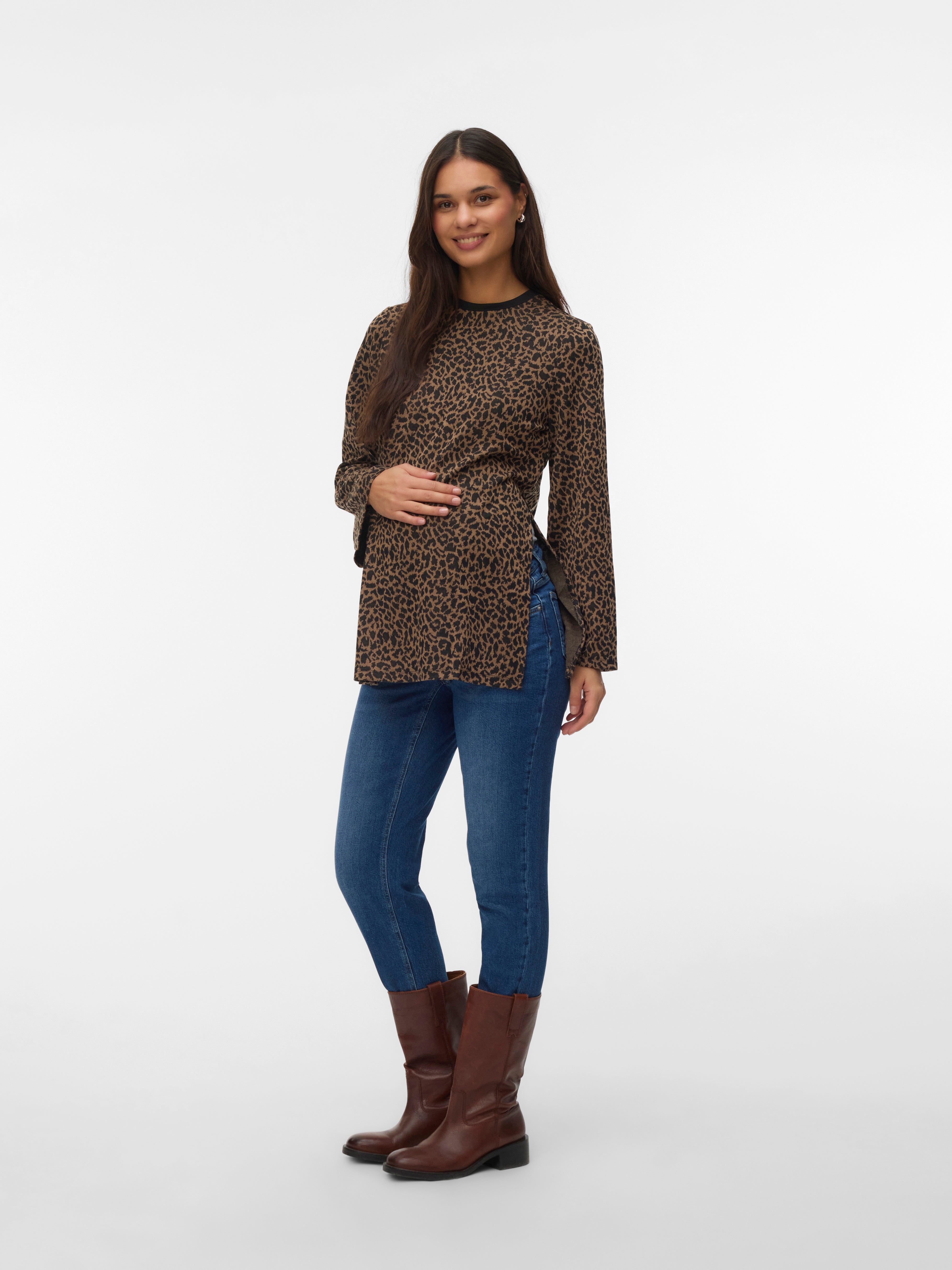 Loose fit O-hals Top