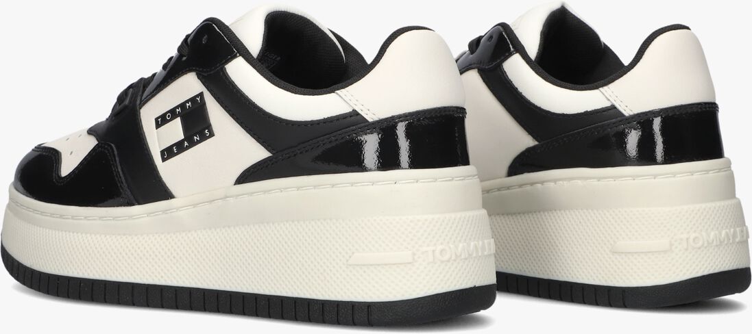 TOMMY JEANS witte tommy jeans lage sneakers tjw retro basket flatform