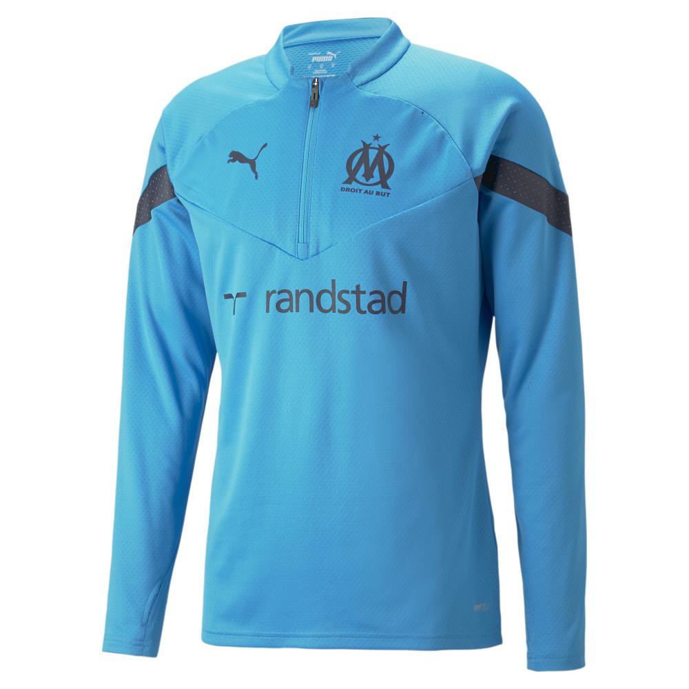 Puma OM Sweat 1/4 zip Training Bleu Homme Puma 22/23