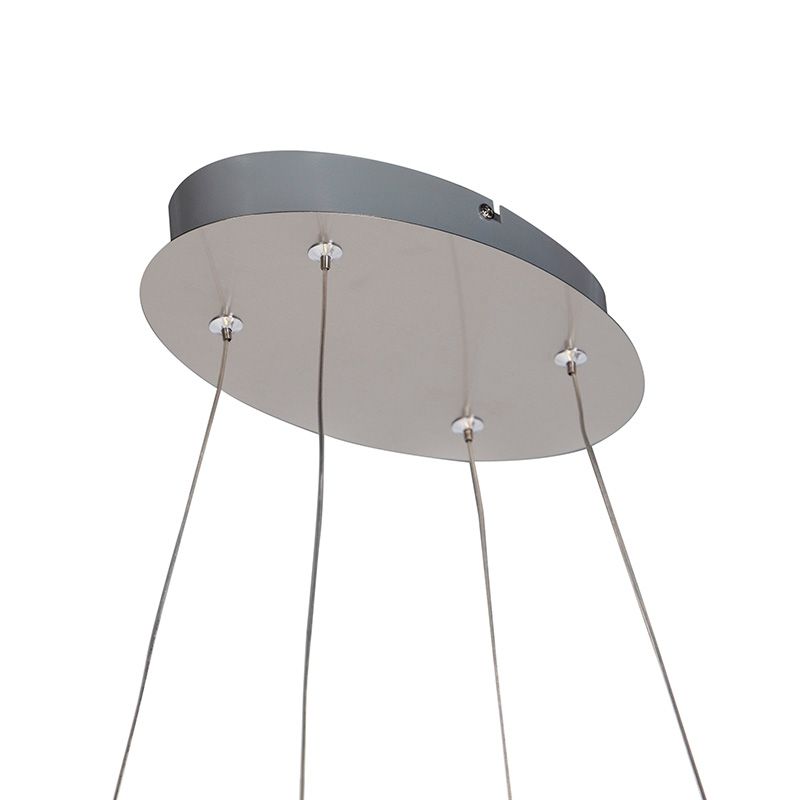 Design hanglamp staal dimbaar incl. LED - Viola Due