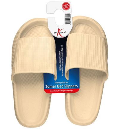 Lucovitaal Orth. Badslippers 41-42 Beige (1 paar)
