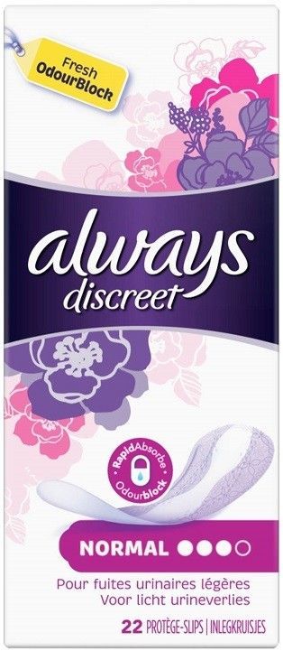 Always Discreet Inlegkruisjes 22 Stuks