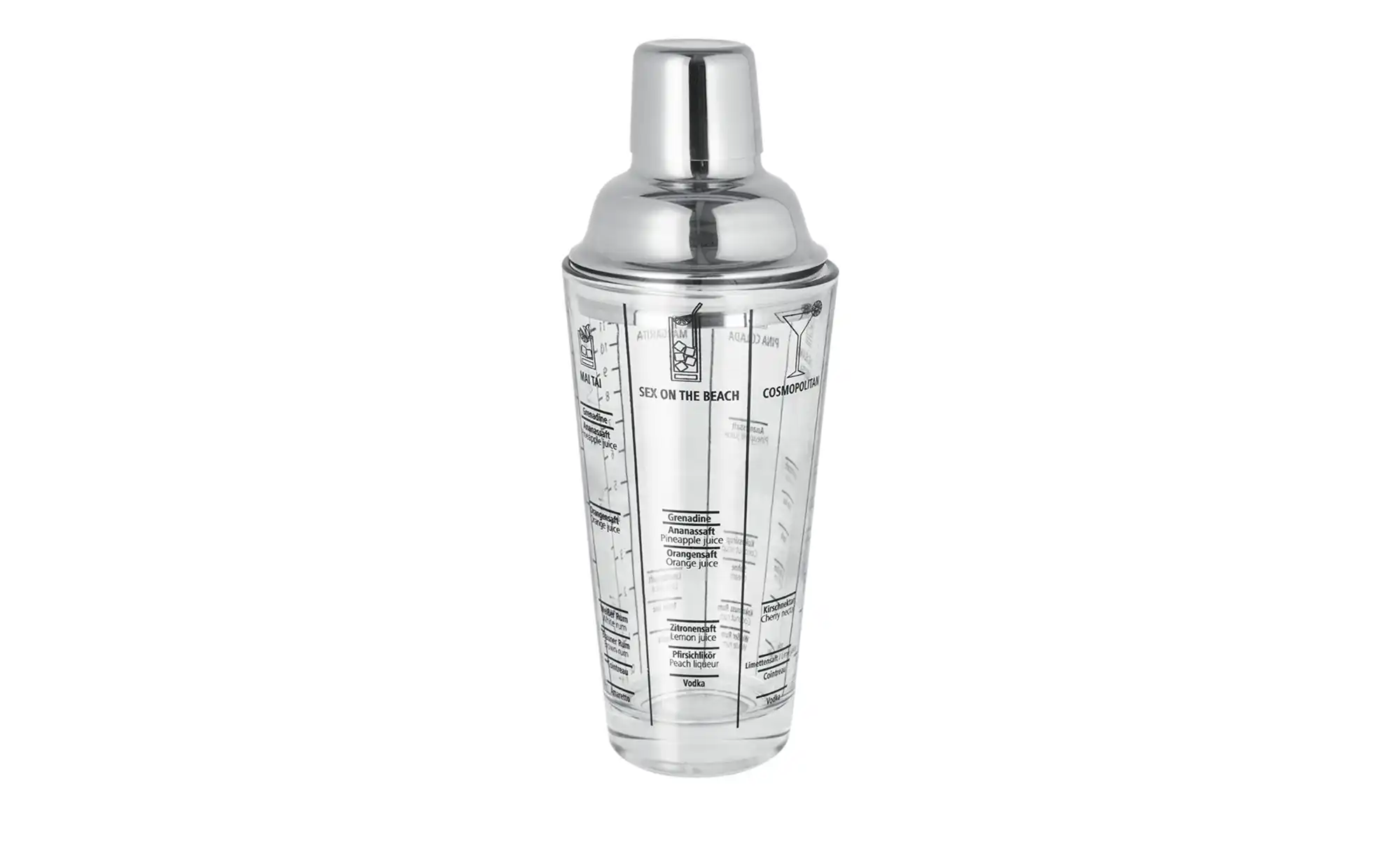 for friends Cocktail-Shaker mit Rezepten