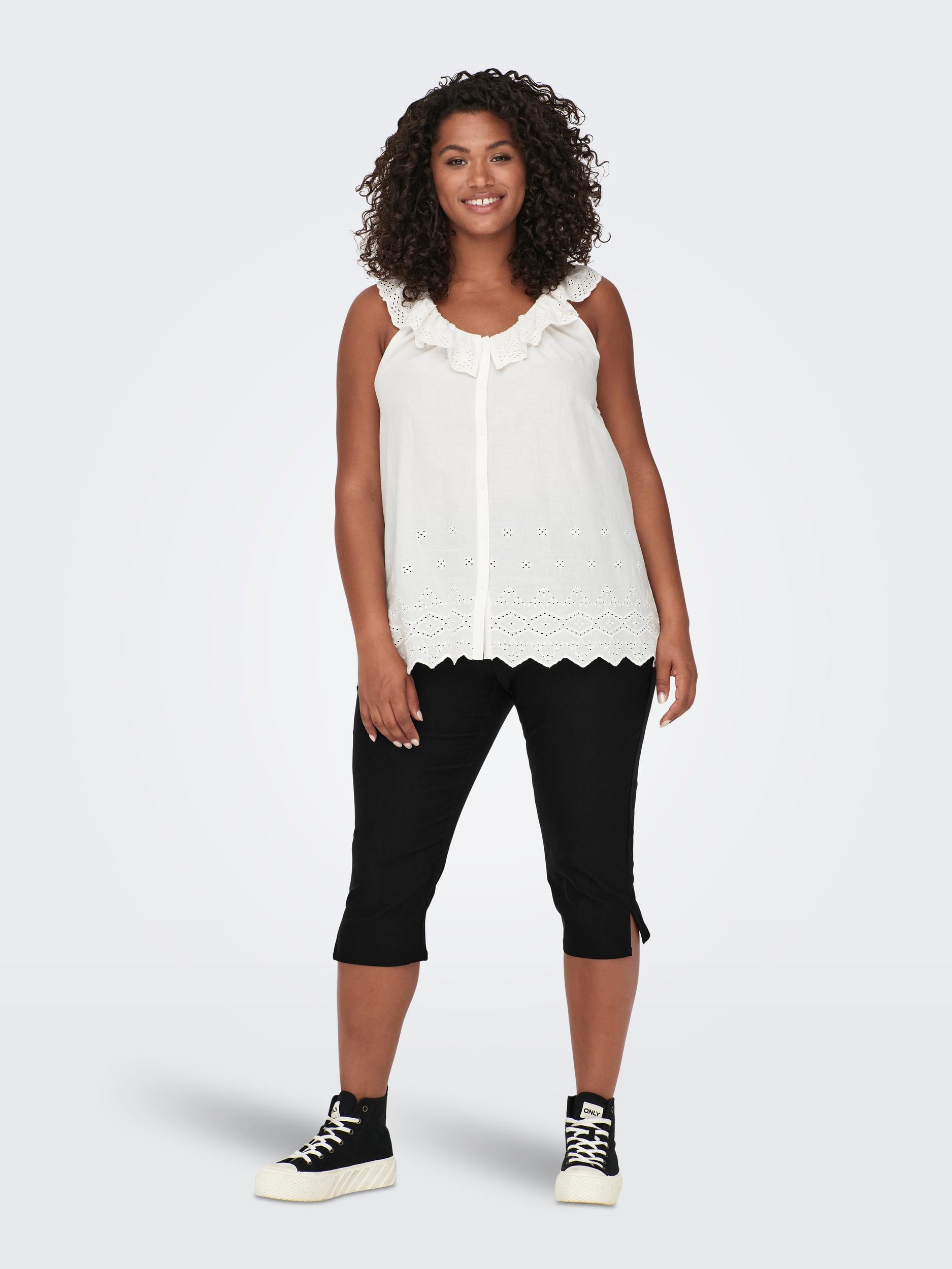 ONLY CARMAKOMA Caprihose »CARLILA HW KNICKERS PNT«  Sommerhose