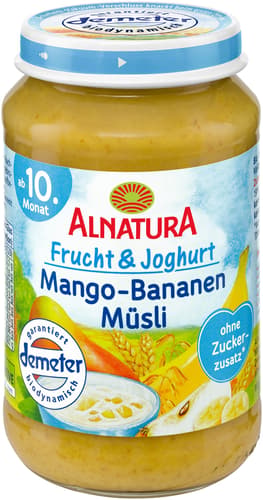 Alnatura BIO Frucht & Joghurt Mango-Bananen Müsli