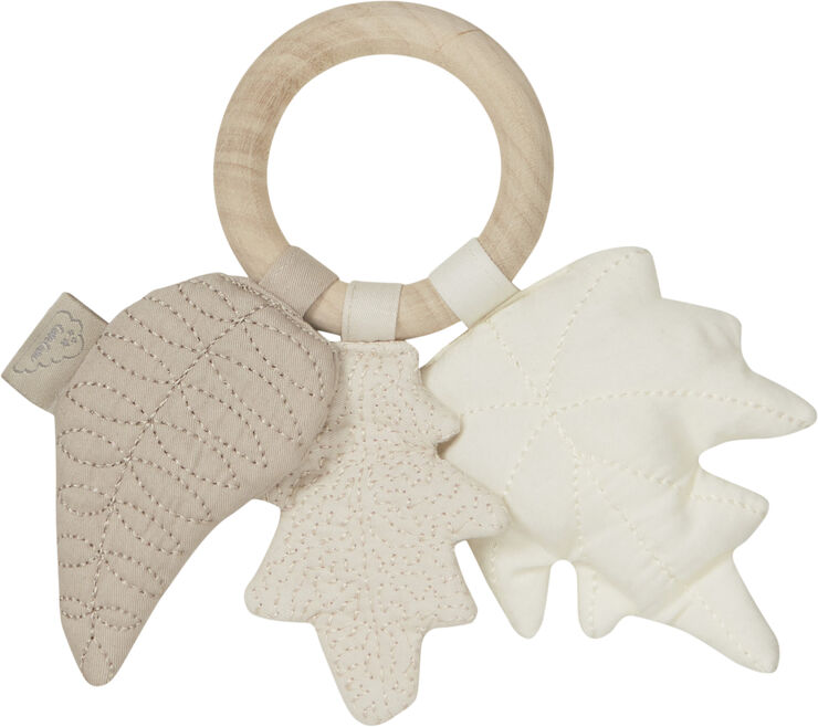 Cam Cam Copenhagen Leaves Rattle Mix natural