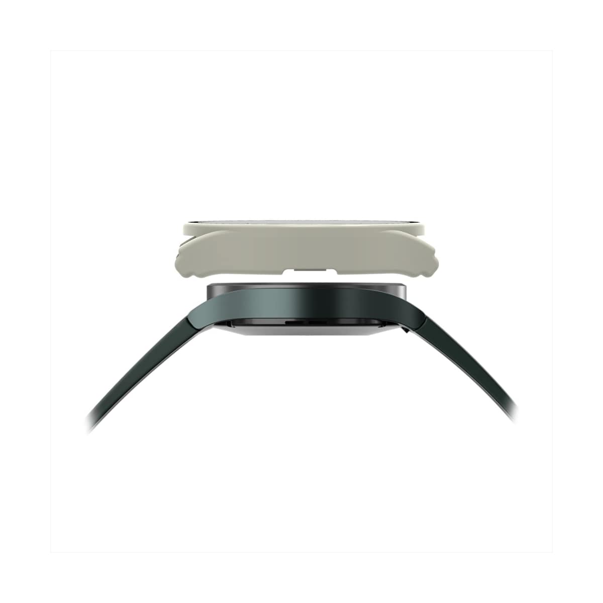 Veske med skjermbeskytter til Samsung Galaxy Watch 4/5 40 mm Hvit