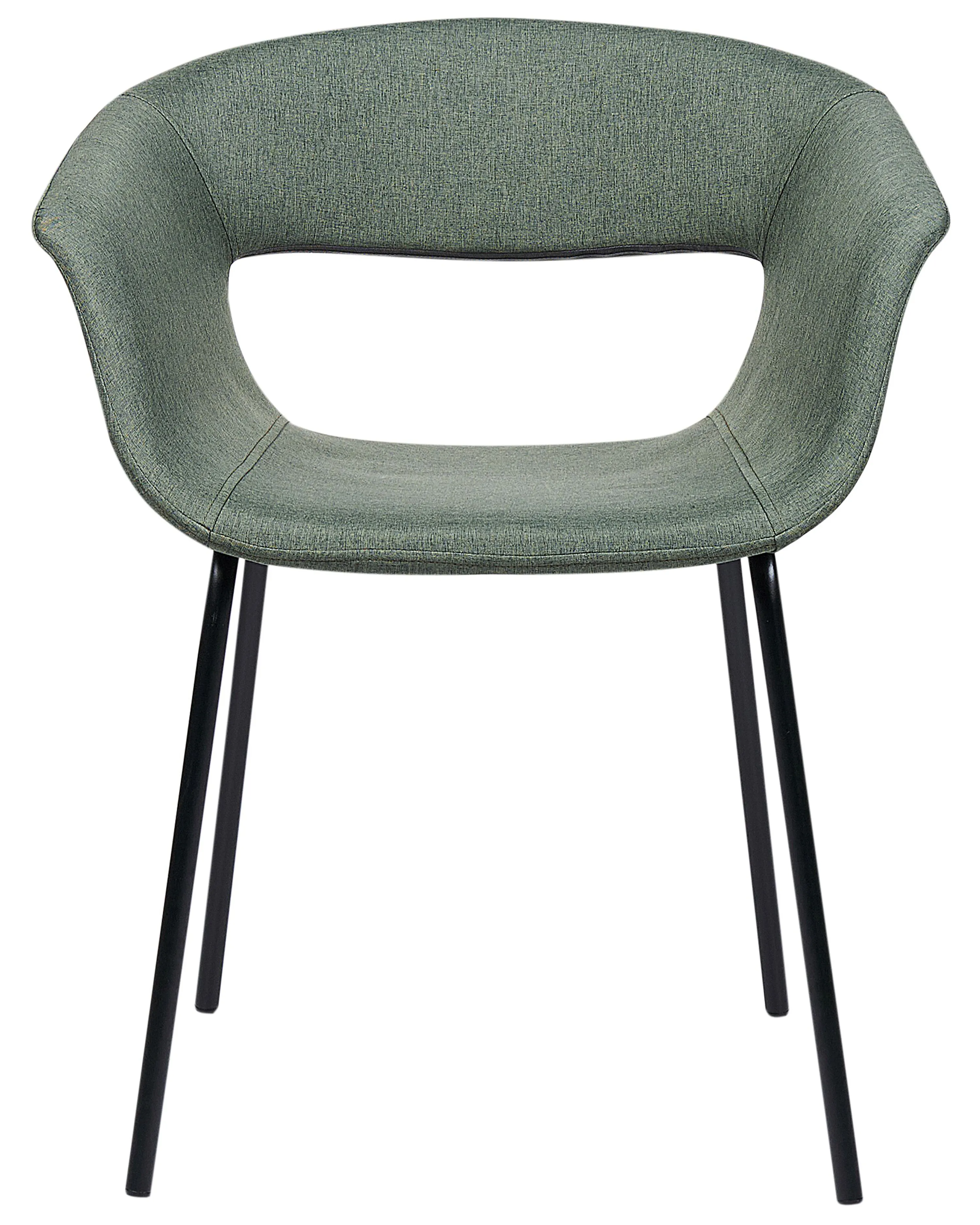 Set van 2 eetkamerstoelen ELMA Donkergroen