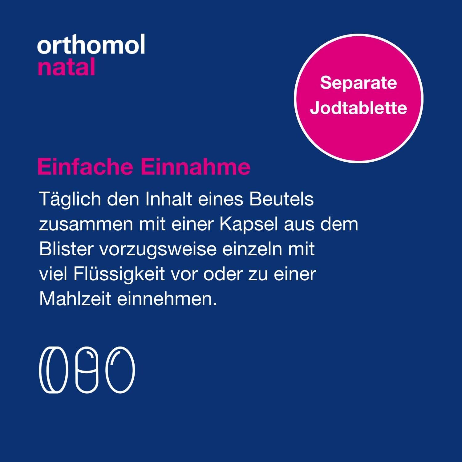 Orthomol Natal Tabletten/Kapseln - Mikronährstoffe für Schwangerschaft und Stillzeit