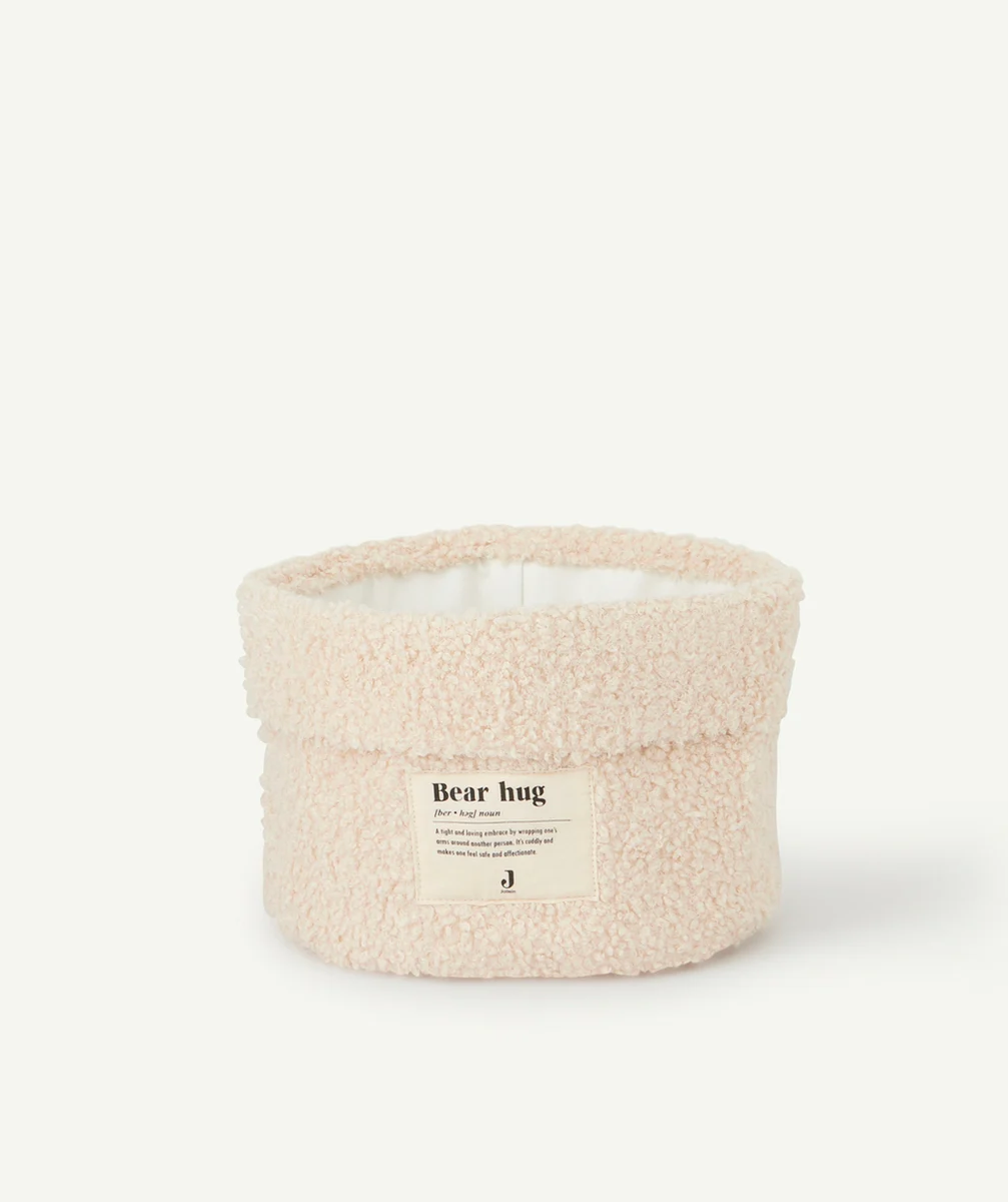 JOLLEINPANIER DE RANGEMENT EN BOUCLE ÉCRU