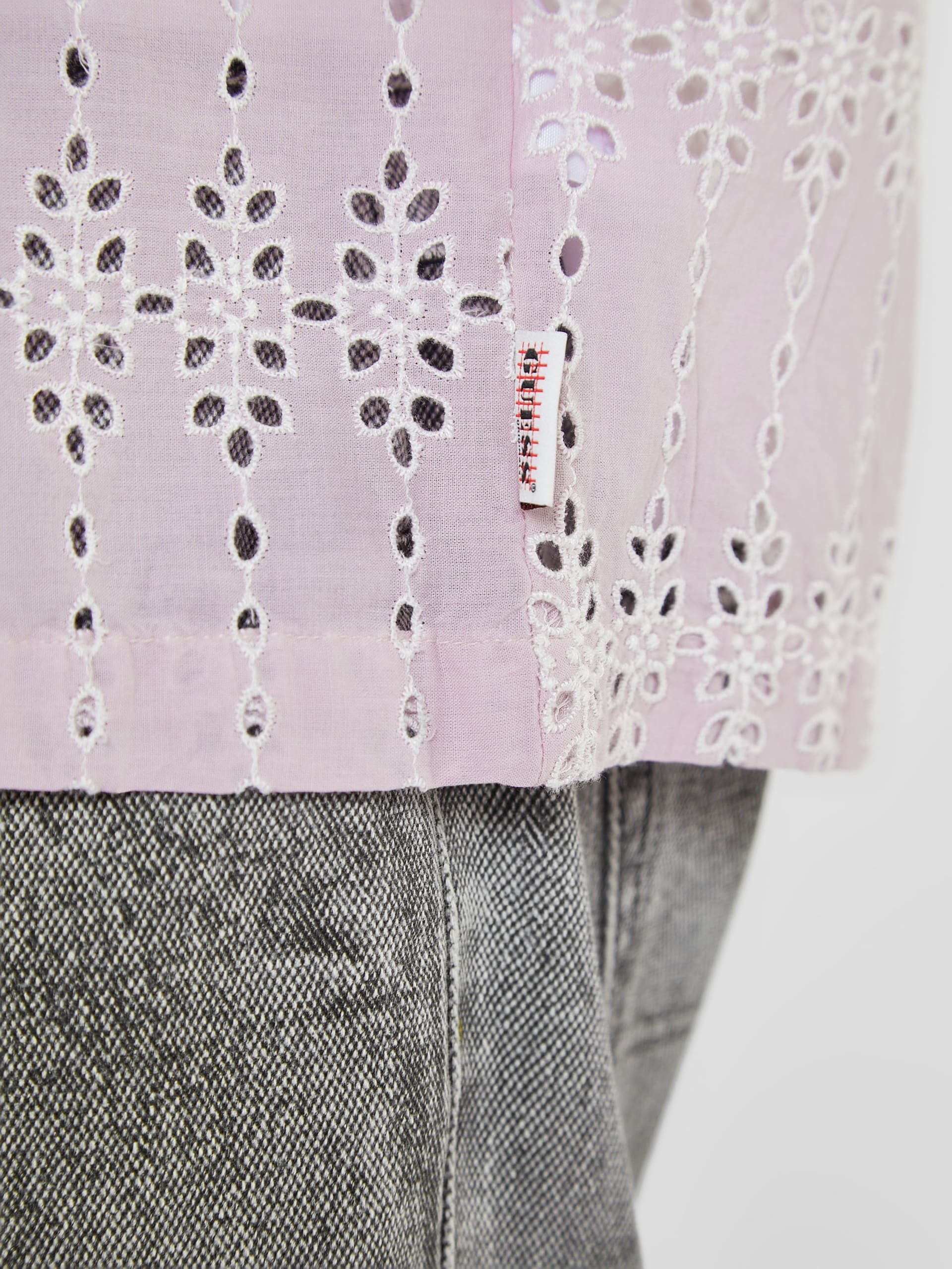 Camisa de acampamento bordada GUESS Originals