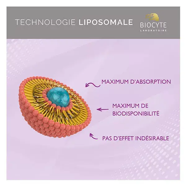 Biocyte Coenzima Q10 Lipossomal Antioxidante Vitamina E 40 Cápsulas