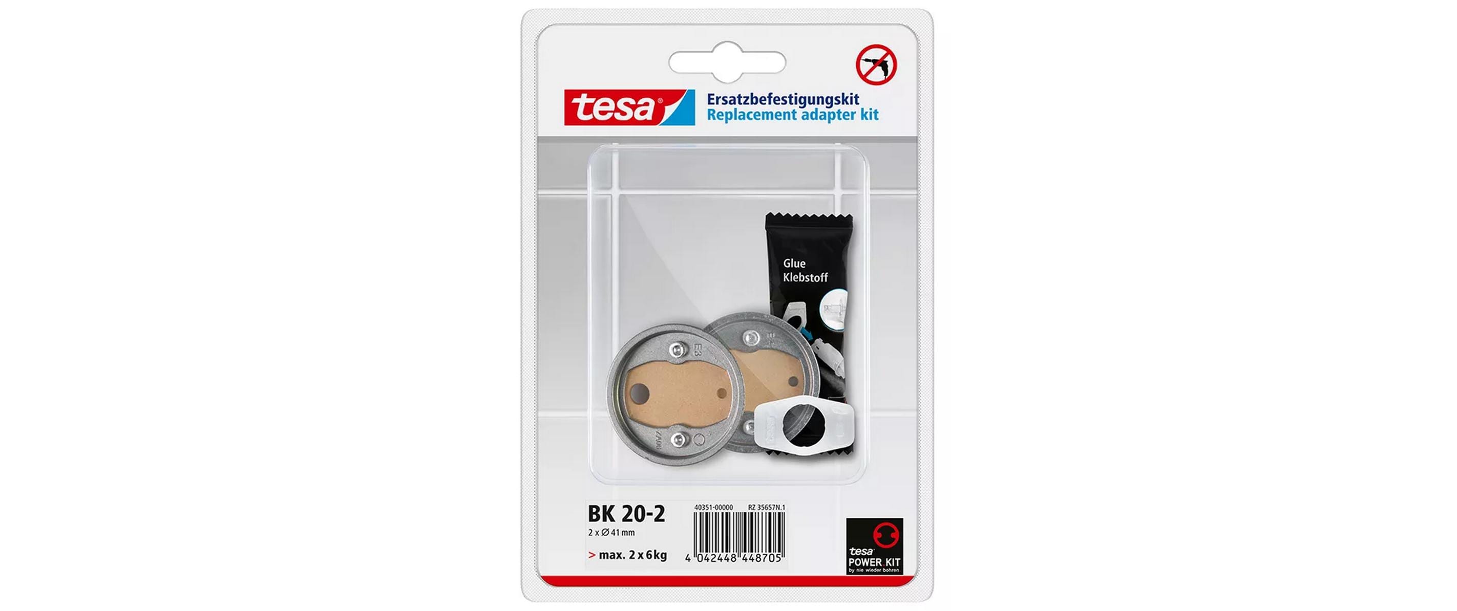 Befestigungskit BK20-2, 2 StückErsatzbefestigungskit mit Zamakring-Adapter