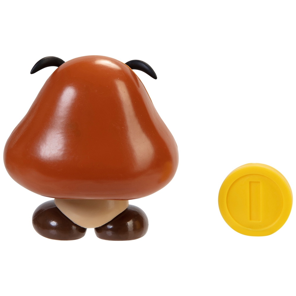 Nintendo Super Mario 10 cm Goomba mit Münzzubehör