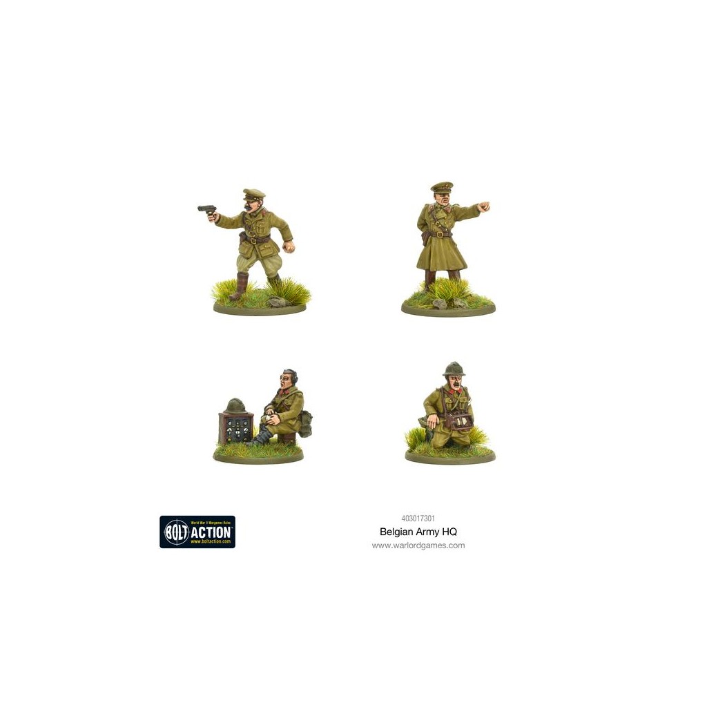Bolt Action - Belgian - Army HQ