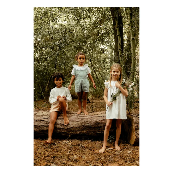 Lililotte Exclusivité Lililotte x Smallable - Combishort Margaret | Vert Eucalyptus